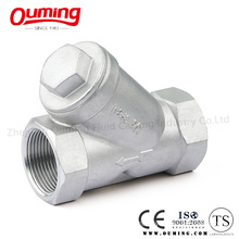 Y-Type Stainless Steel Thread End Strainer with ISO 9001 (OEM)